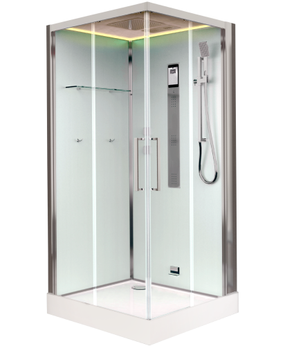 Душевая кабина Timo Premium H-516 100х100 квадратная с крышей