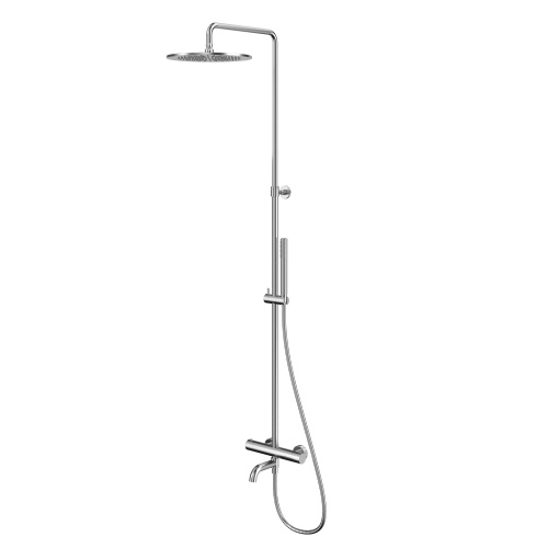 Душевая стойка Whitecross Y brushed nickel Y1234NIB настенная цвет никель брашированный