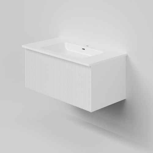 Тумба под раковину La Fenice Terra FNC-01-TER-B-80 79х45х35 подвесная цвет белый матовый