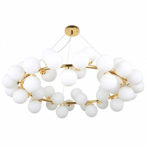 Люстра подвесная Lumina Deco Marsiada (Марсиада) LDP 6033-40 GD