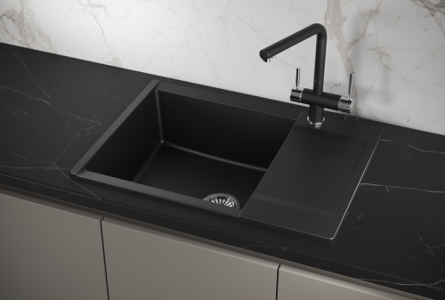 Кухонная мойка Granula 7003 ТУРМАЛИН 70х50 цвет черный