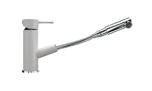 Смеситель для кухни Ulgran Classic U-009-341 на раковину белый без термостата