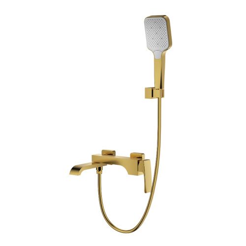Смеситель для ванны и душа Raglo R02 R02.30.03 настенный золото