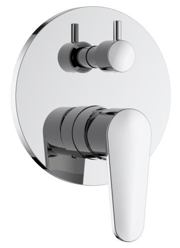 Смеситель для ванны и душа Voda Waterfall WF83-2 встраиваемый в стену хром