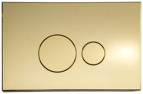 Клавиша смыва механическая Boheme 668-G цвет золото