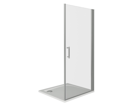 Душевая перегородка Good Door MOKKA МК00002 100х185 стекло прозрачное профиль белый