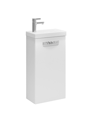 Тумба под раковину Velvex ESTEA tpEST.40.1D.233 39х22х69 подвесная цвет белый