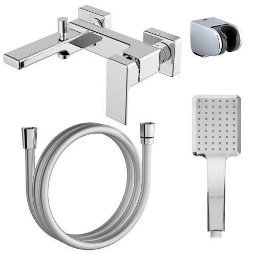 Смеситель Azario BLAKE AZ-VBT238205C настенный хром