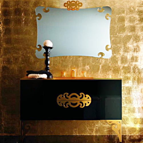 Раковина Eurolegno Glamour 50 см CRG502V1R1206 fog.oro встраиваемая цвет золото