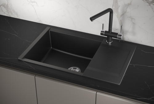 Кухонная мойка Granula 7807 ШВАРЦ 78х50 цвет черный