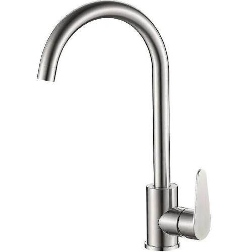 Смеситель для кухни Haiba HB802 HB70802 на мойку нержавеющая сталь