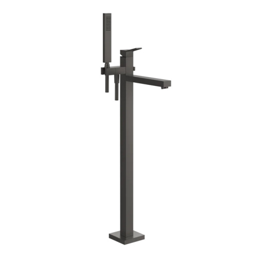 Смеситель для ванны Gessi Rettangolo K 53129#707 напольный черный (внешняя часть)