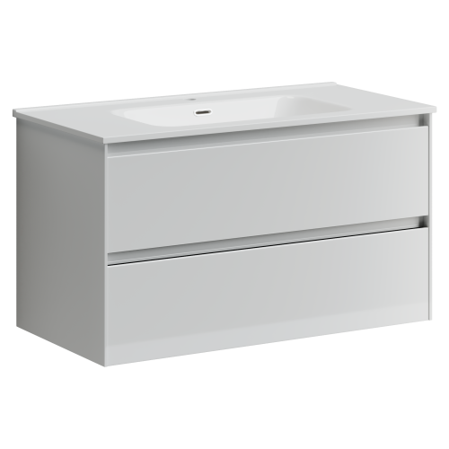 Тумба под раковину Sancos Cento CN90W 89х45х50 настенная