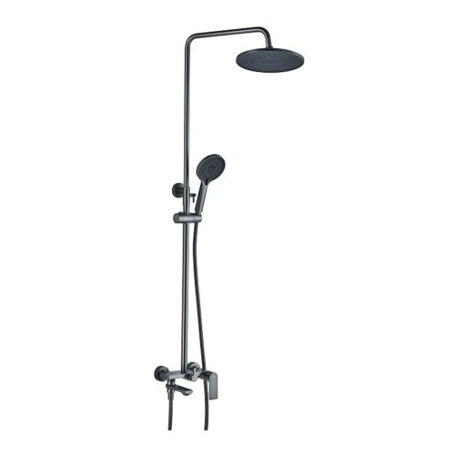 Душевая стойка Haiba HB24505-3 настенная цвет пепельный