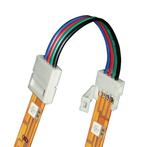 Коннектор для светодиодных лент Uniel UCX-SS4/B20-RGB WHITE 020 POLYBAG