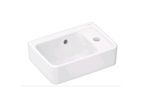 Раковина керамическая Hansgrohe Xanuia Q 60129450 36х25 подвесная цвет белый