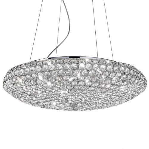 Светильник подвесной Ideal lux King Cromo (Кинг Цромо) King SP12 Cromo