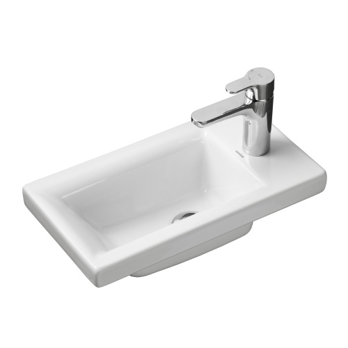 Раковина Santek Миранда 40 см WH302500 накладная/подвесная цвет белый