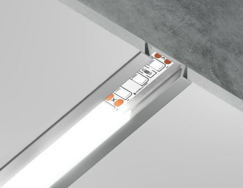 Алюминиевый встраиваемый профиль Ambrella Light Alum Profile (Алум Профиле) GP1001AL