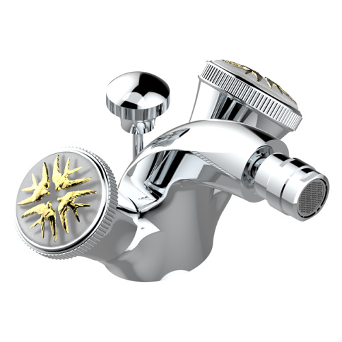 Смеситель THG Hirondelles Gold Stamped A4L-A02-3202 на биде хром