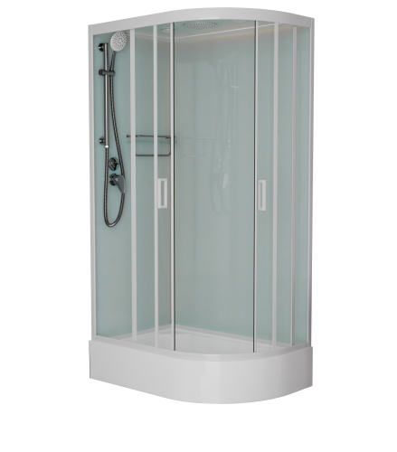 Душевая кабина Frank 127009 120х80 с крышей ориентация левая Душевая кабина Frank 127009 120х80 с крышей ориентация левая