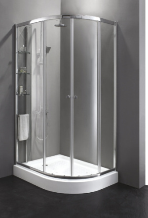 Душевой уголок Cezares ANIMA ANIMA-W-RH-2-120/100-C-Cr-L 120х100 стекло прозрачное профиль хром глянцевый