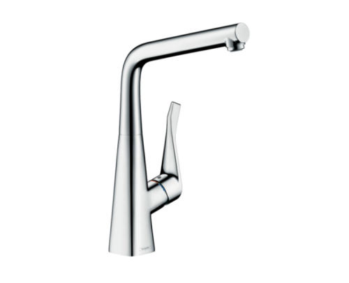 Смеситель для кухни Hansgrohe Metris M71 14822000 на раковину/столешницу хром без термостата