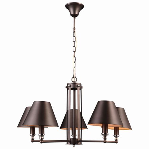 Люстра подвесная Natali Kovaltseva Marquis (Маркуис) Marquis 81000-5C GRAY BRASS