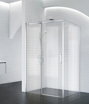 Душевой уголок BelBagno ACQUA ACQUA-AH-1-110/90-C-Cr 110х90 стекло прозрачное 8 мм