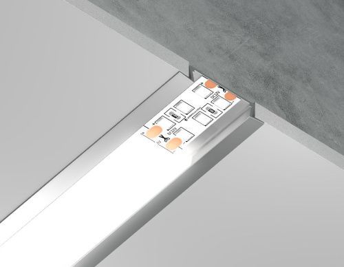 Алюминиевый встраиваемый профиль Ambrella Light Alum Profile (Алум Профиле) GP1100AL