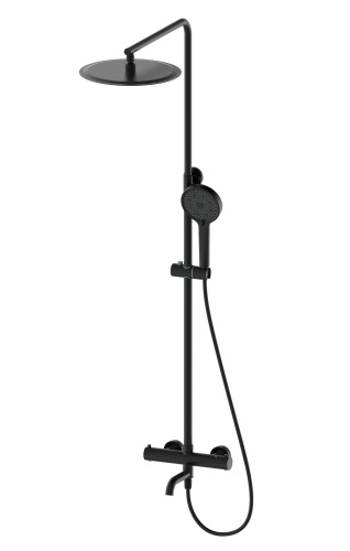 Душевая стойка Wonzon & Woghand WW-88739903-MB настенная цвет черный