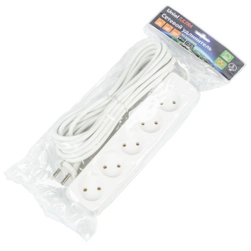 Удлинитель бытовой Uniel ULTRA (УЛТРА) S-CU4-5 WHITE