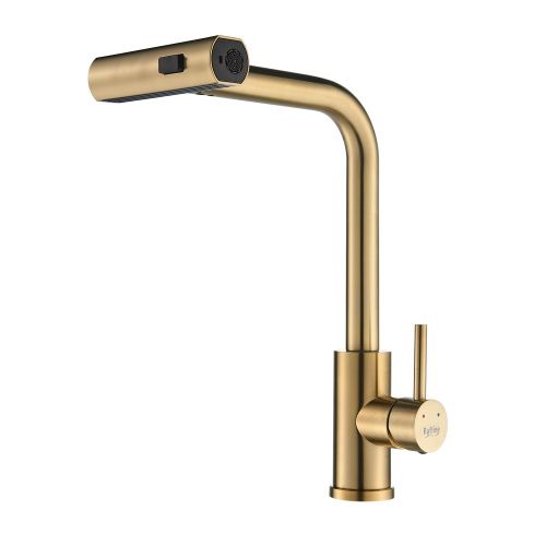 Смеситель для кухни Raffine F203G на мойку золото