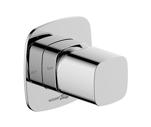 Смеситель для душа WasserKRAFT Naab 8600 8652 встраиваемый хром