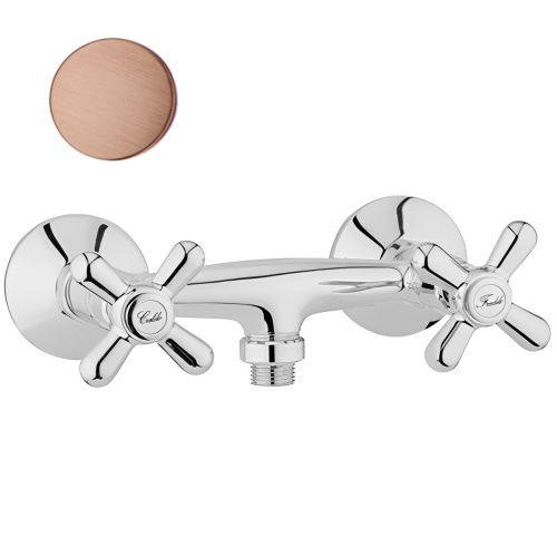 Смеситель для ванны и душа Webert Armony AM760102060 настенный медь