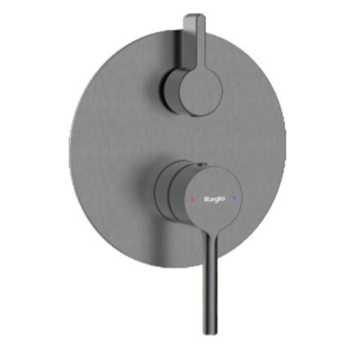 Смеситель для ванны и душа Raglo R20 R20.272.09 встраиваемый в стену графит