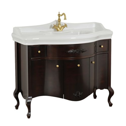 Тумба под раковину Migliore IMPERO 25957 110х57х82 напольная цвет орех