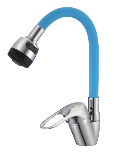 Смеситель для кухни D-Lin D150628-6T на мойку синий