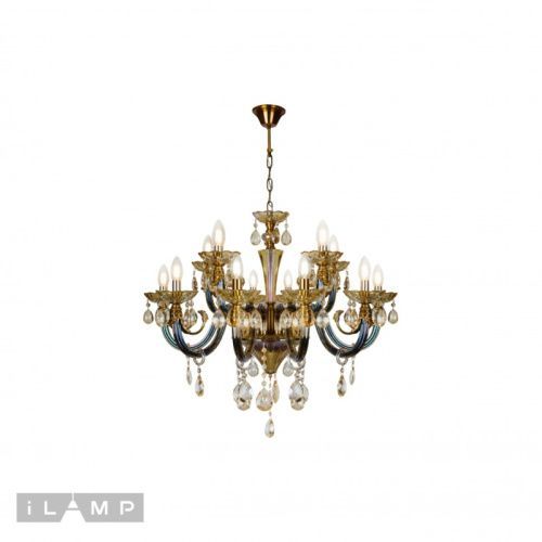 Люстра подвесная iLamp Asia (Асиа) 61081-8+4 BR
