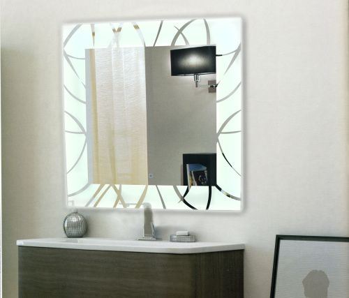 Зеркало в ванную Relisan Viva Гл000024349 77х77 цвет белый