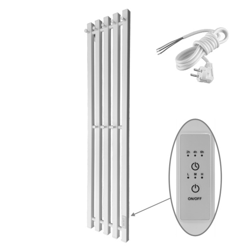 Полотенцесушитель Маргроид Inaro профильный Inaro-12024-1081-9016R 27х120 электрический белый матовый