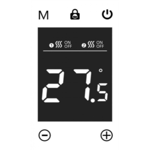 Терморегулятор электронный 2-х модульный для теплого пола Meiton Soft Touch (Софт Тоуч) AW4541