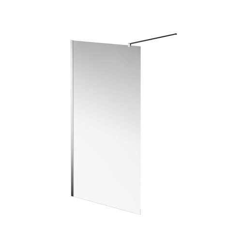 Душевая перегородка Kerama Marazzi VETRO VE.100.WI.CR 100x195 стекло прозрачное профиль хром Душевая перегородка Kerama Marazzi VETRO VE.100.WI.CR 100x195 стекло прозрачное профиль хром