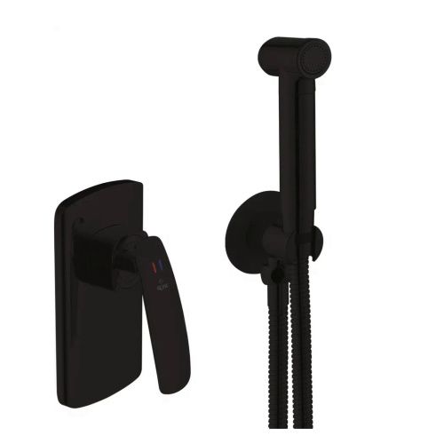 Гигиенический душ со смесителем Rose R1105H черный