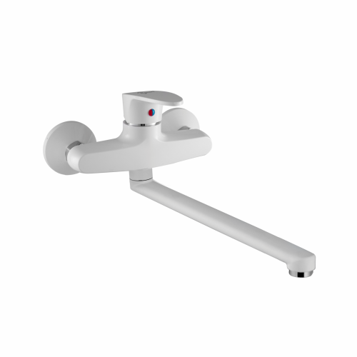 Смеситель для кухни Plstart PL4605-8 настенный белый