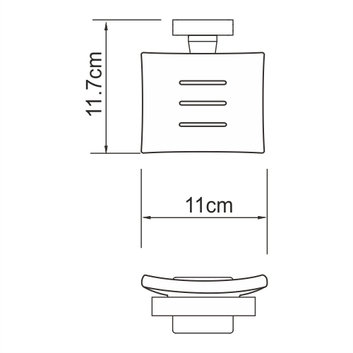 Мыльница WasserKRAFT 3929 - фото 4