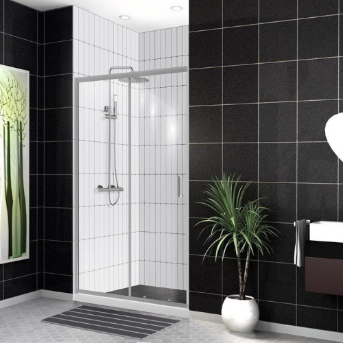 Душевая дверь BelBagno UNO UNO-BF-1-125-C-Cr 125х185 стекло прозрачное профиль хром