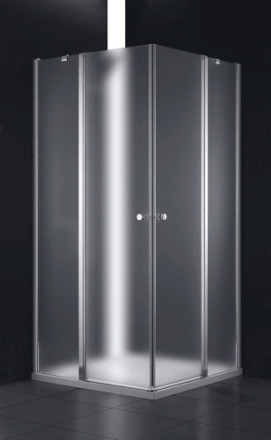 Душевой уголок Cezares ELENA ELENA-W-A-22-100-P-Cr 100х100 стекло рифленое профиль хром глянцевый без поддона