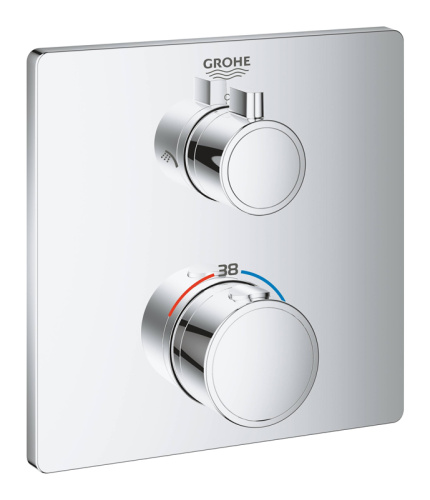 Смеситель Grohe Grohtherm 24079000 настенный хром