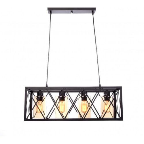 Люстра подвесная Lumina Deco Nortis (Нортис) LDP 11535-4 BK